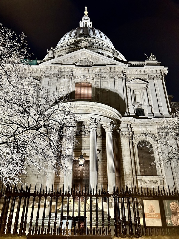 One of the city churches on the walking tour downtown. St. Paul's is the largest project Wren was on as it is the Cathedral of London.&nbsp;