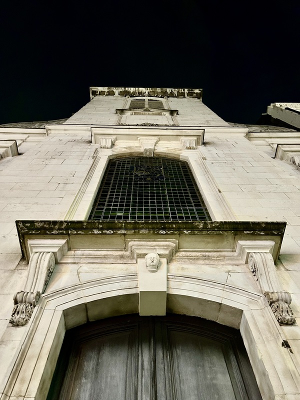 A picture of one of the parishes that still stands today. The sign at St. Martin labels it as a Wren parish, making it easy to locate as you walk down the street.&nbsp;