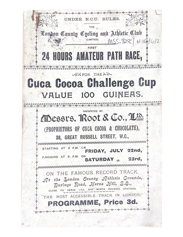 Cuca Cocoa Challenge Cup Advertisement