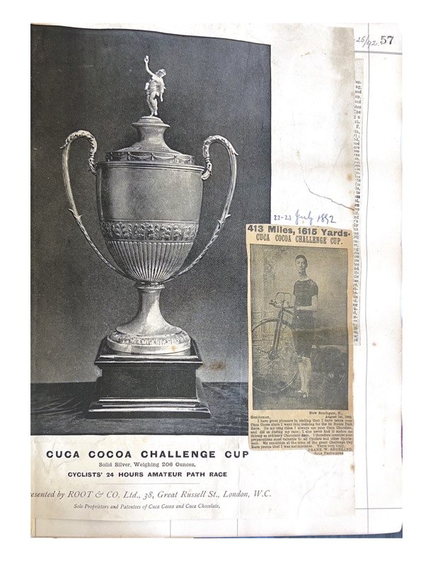 The Cuca Cocoa Challenge Cup and Frank Shorland Endorsement