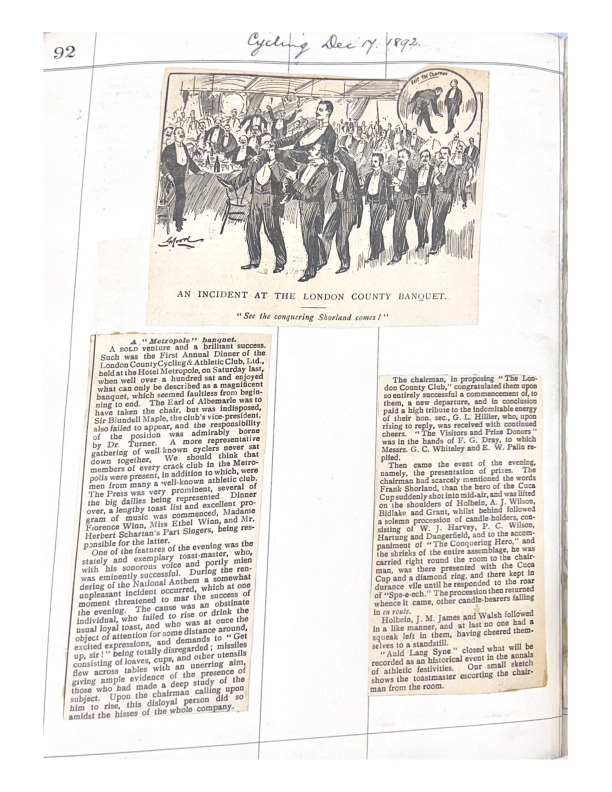 An Incident at the London County Banquet