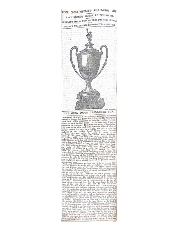 Cuca Cocoa Cycling Challenge Cup