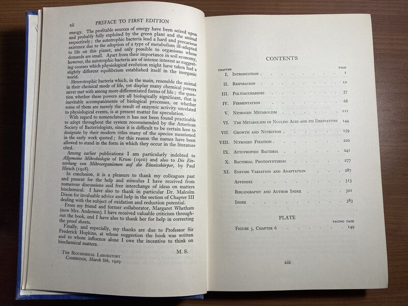 Topics in Marjory Stephenson's Bacterial Metabolism Monograph, Third Edition
