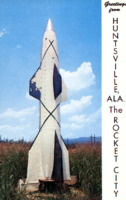 "Greetings from Huntsville, Ala. The Rocket City"