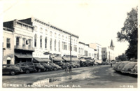 Street Scene, North Side Square Looking East