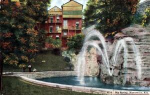 Postcard of Big Spring, c. 1910, from the Southpaw Postcard Collection, UAH ASCDI