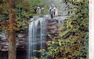 Figure 1Wisdom Falls, then; 1957. From Southpaw Postcard Collection.