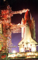 Space Shuttle Challenger Prior to Launch