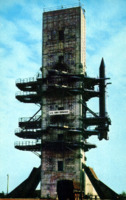 Guided Missile Test Tower with Redstone Missile