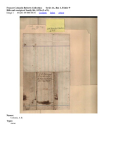 Bills and receipts of family life, 1870s (5 of 5).