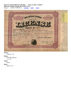 Bills and receipts of family life, 1870s (3 of 5).