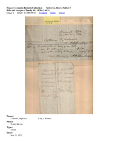 Bills and receipts of family life, 1870s (1 of 5).