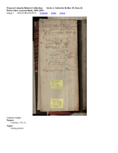 Pettus Store Account Book, 1891-1893