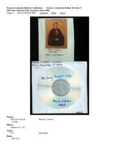 McCrary Tanyard Sale Accounts, circa 1860