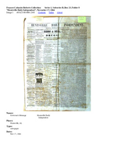 "Huntsville Daily Independent"