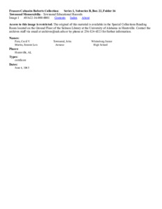 Townsend Memorabilia