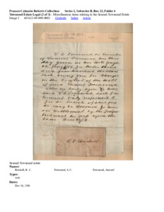 Townsend Estate Legal (2 of 3)