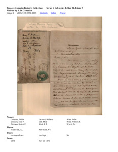 Written by S. D. Cabaniss