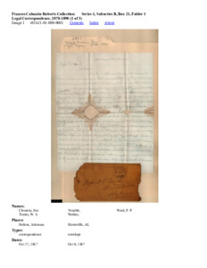 Legal Correspondence, 1878-1890 (1 of 3)