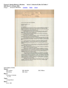 Dill, Henry G. (From), 1868