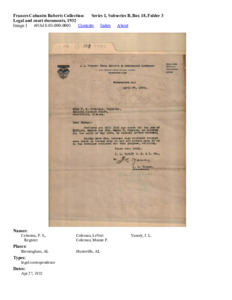 Legal and court documents, 1932