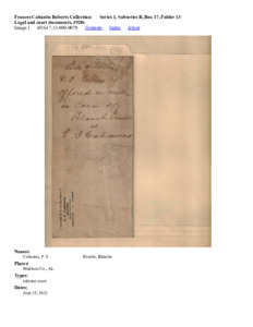 Legal and court documents, 1920s