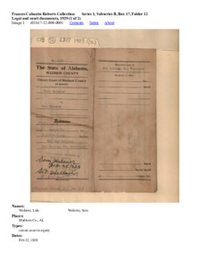 Legal and court documents, 1929 (2 of 2)