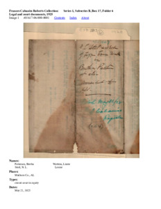 Legal and court documents, 1925