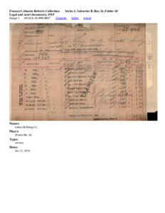 Legal and court documents, 1919