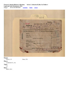 Legal and court documents, 1914