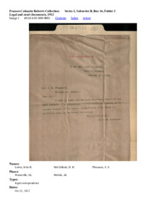 Legal and court documents, 1912