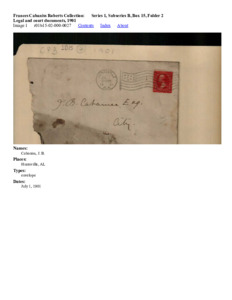 Legal and court documents, 1901