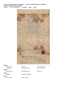 Legal and court documents, 1899