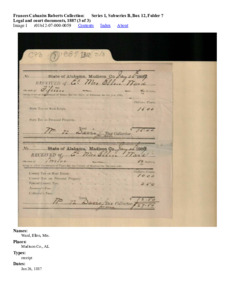 Legal and court documents, 1887 (3 of 3)