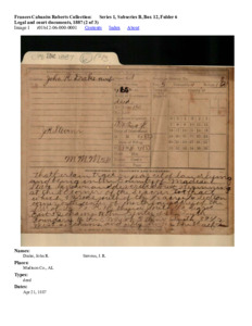 Legal and court documents, 1887 (2 of 3)