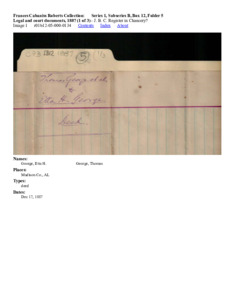 Legal and court documents, 1887 (1 of 3) 