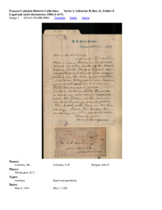 Legal and court documents, 1884 (4 of 5)