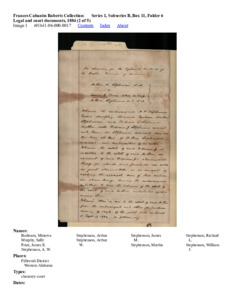 Legal and court documents, 1884 (2 of 5)