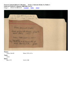 Estate of Charles P. Cabaniss, 1880-1883 (2 of 2)