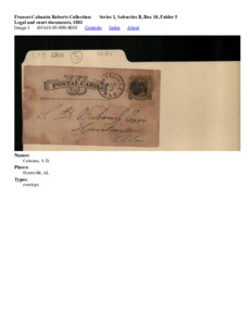 Legal and court documents, 1881