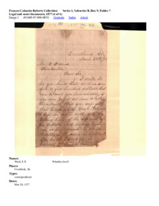 Legal and court documents, 1877 (4 of 4)