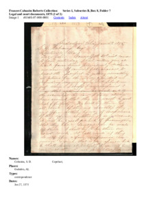 Legal and court documents, 1875 (2 of 2)