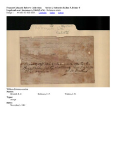 Legal and court documents, 1860 (3 of 4)