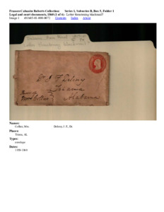 Legal and court documents, 1860 (1 of 4)