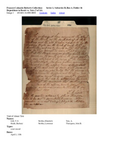 Depositions to Routt vs. Tate (7 of 14)