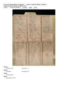 Legal and court documents, 1858 (1 of 2)