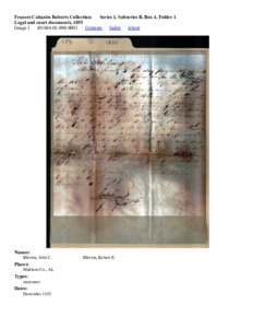 Legal and court documents, 1855