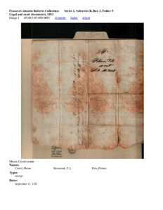 Legal and court documents, 1853