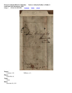 Legal and court documents, 1851