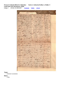 Legal and court documents, 1810s